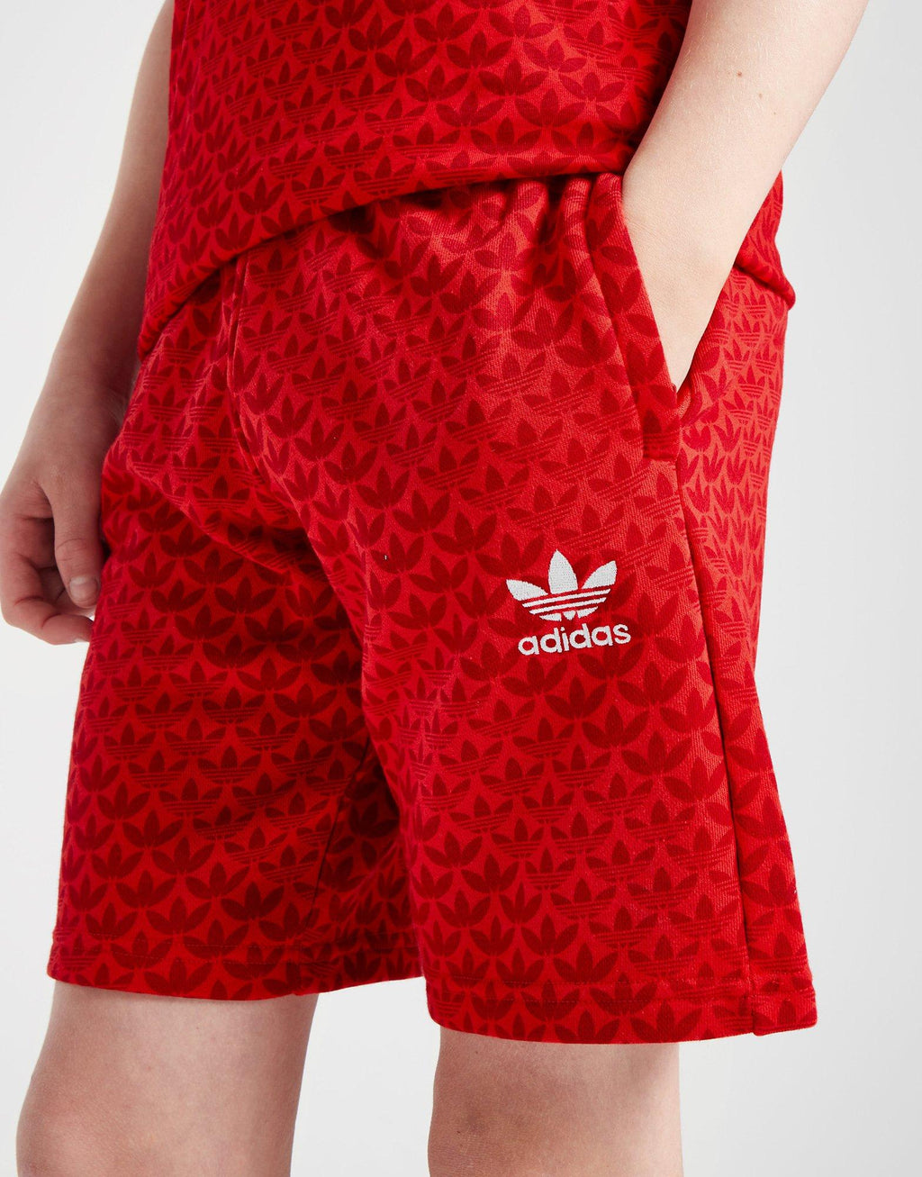Trefoil Mono All Over Print Shorts Junior