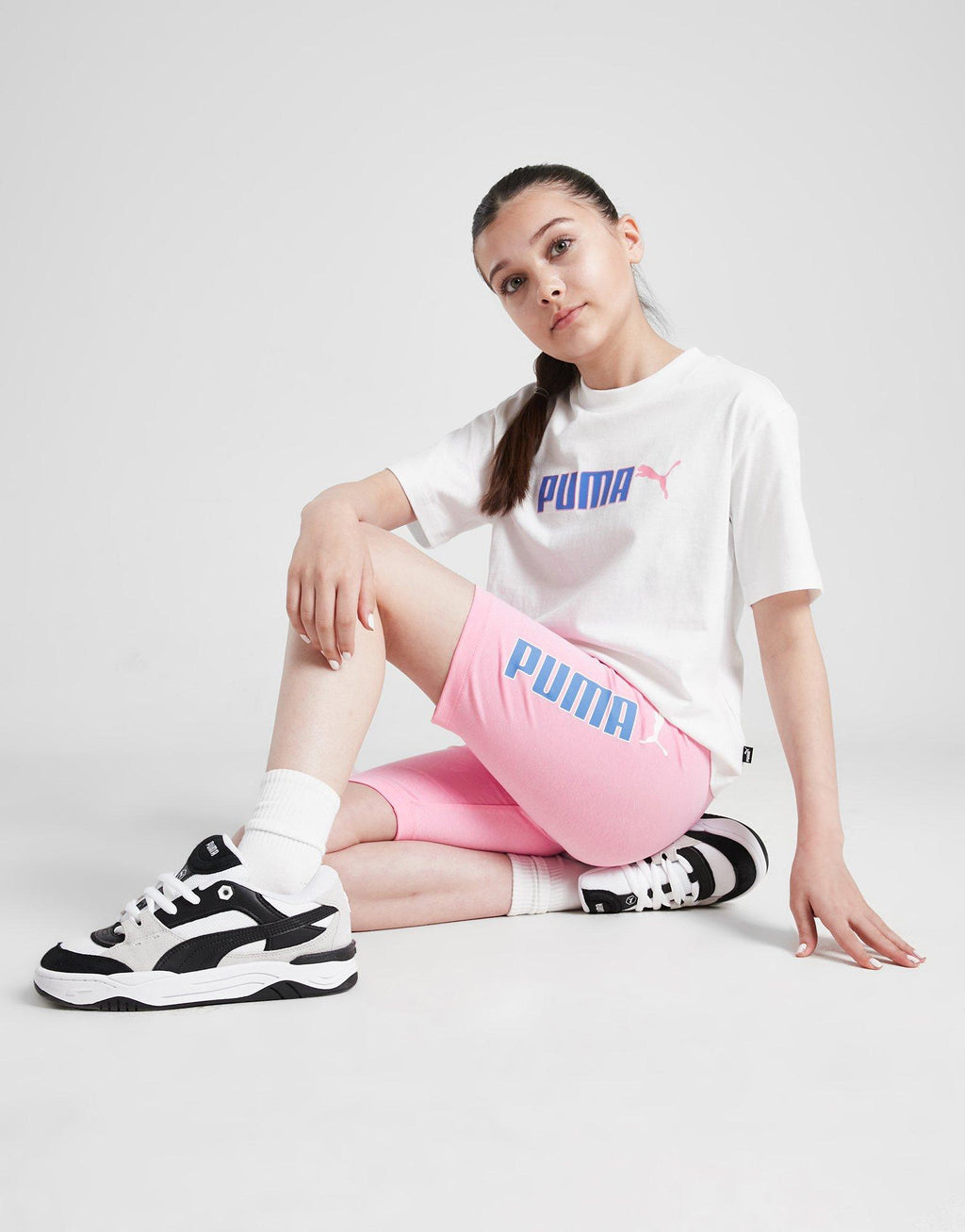 Girls' Boxy Logo T-Shirt Junior
