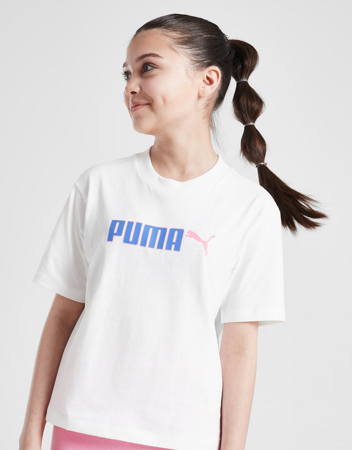 Girls' Boxy Logo T-Shirt Junior