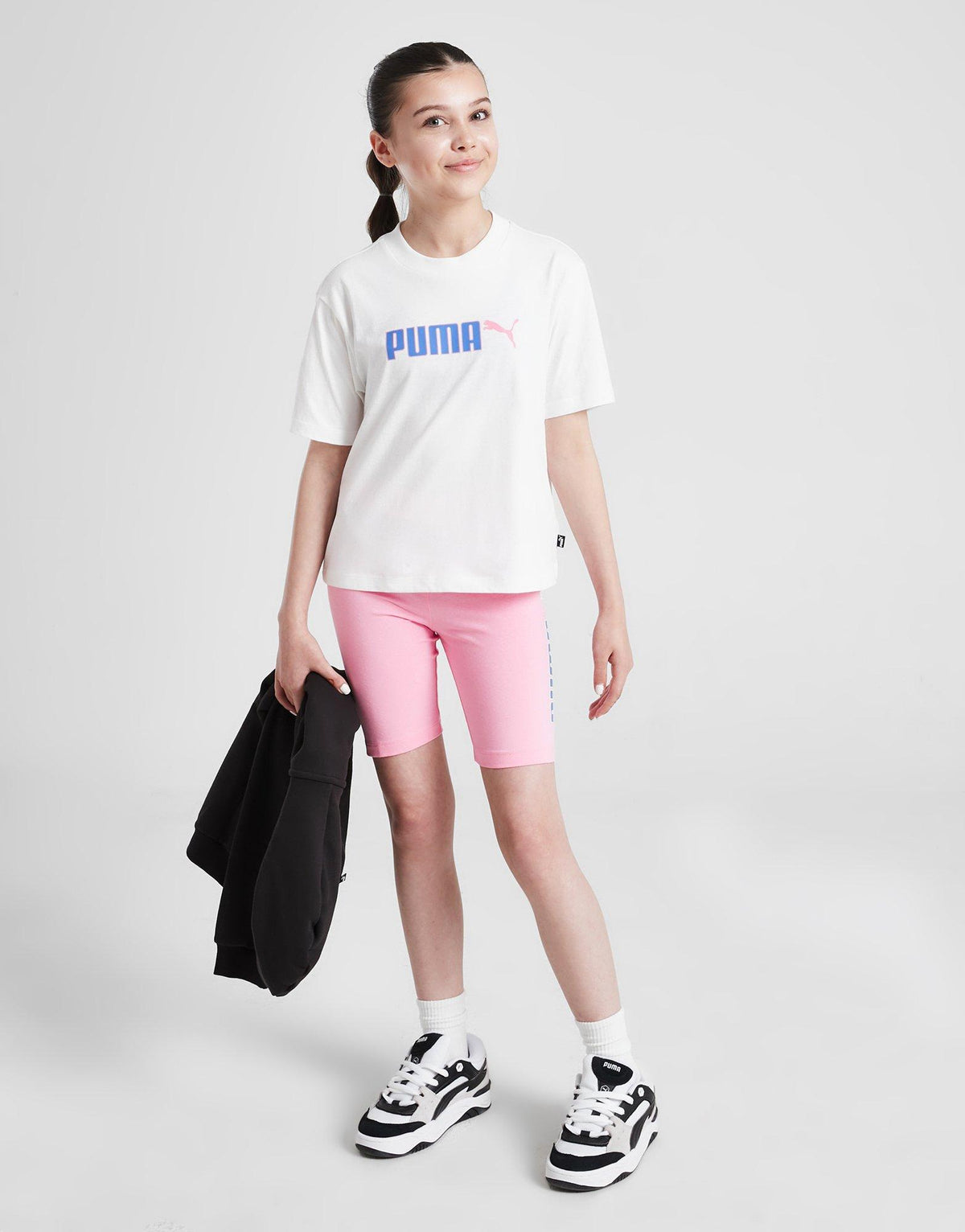 Girls' Boxy Logo T-Shirt Junior