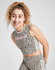 Girls' All Over Print Leopard Tank Top Junior
