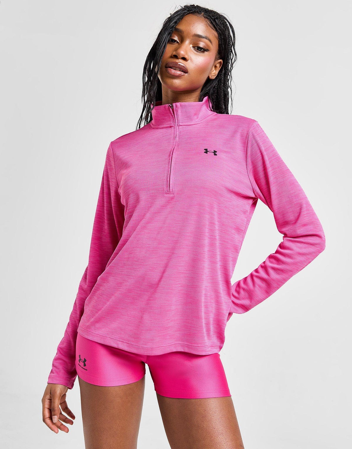 Tech Textured 1/2 Zip Top