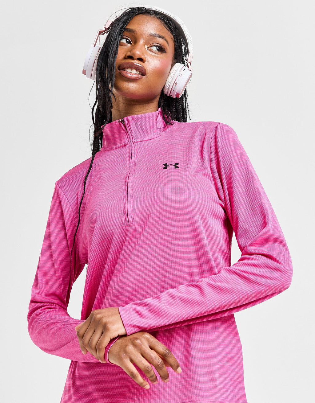 Tech Textured 1/2 Zip Top