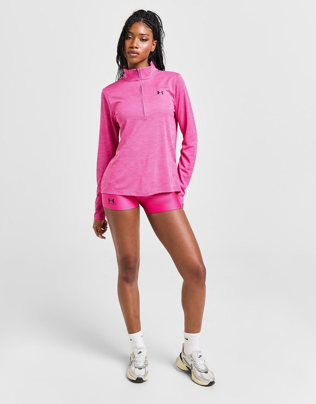 Tech Textured 1/2 Zip Top
