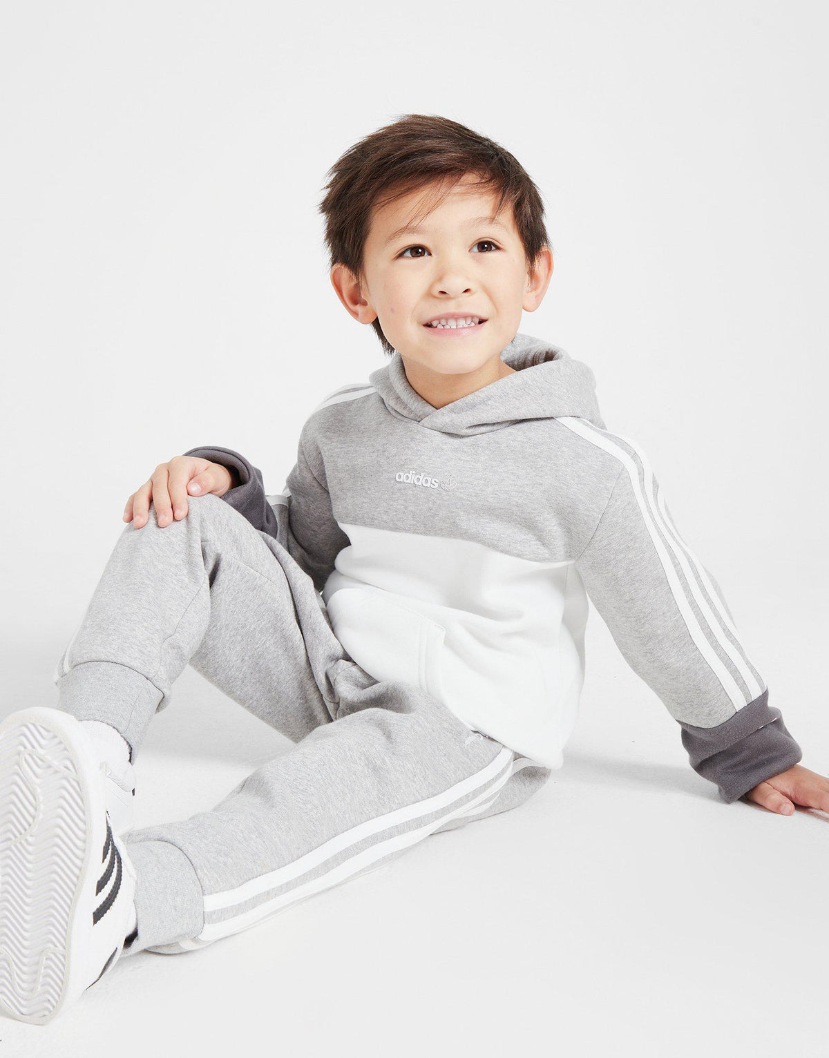 Colour Block Overhead Tracksuit Children