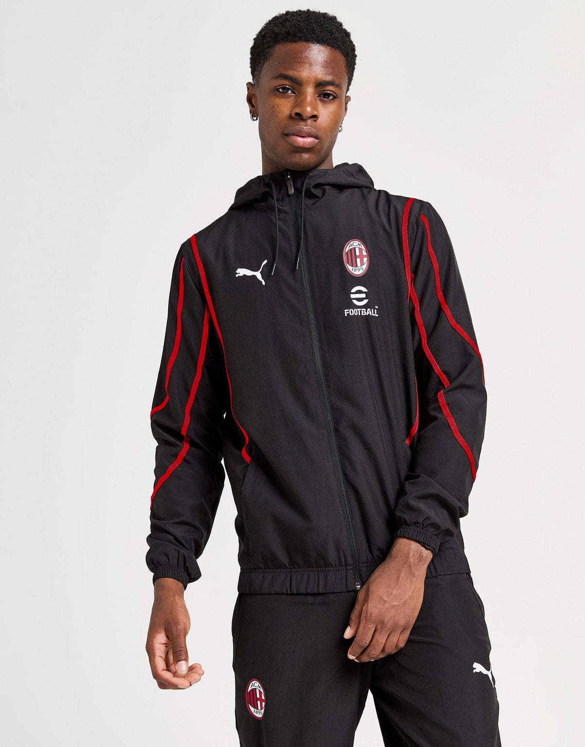 AC Milan Pre Match Windbreaker Jacket