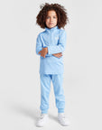 1/4 Zip Grid Tracksuit Children