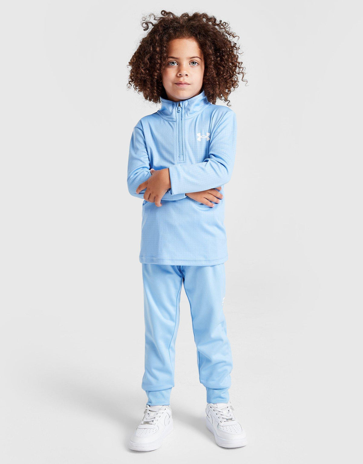 1/4 Zip Grid Tracksuit Children