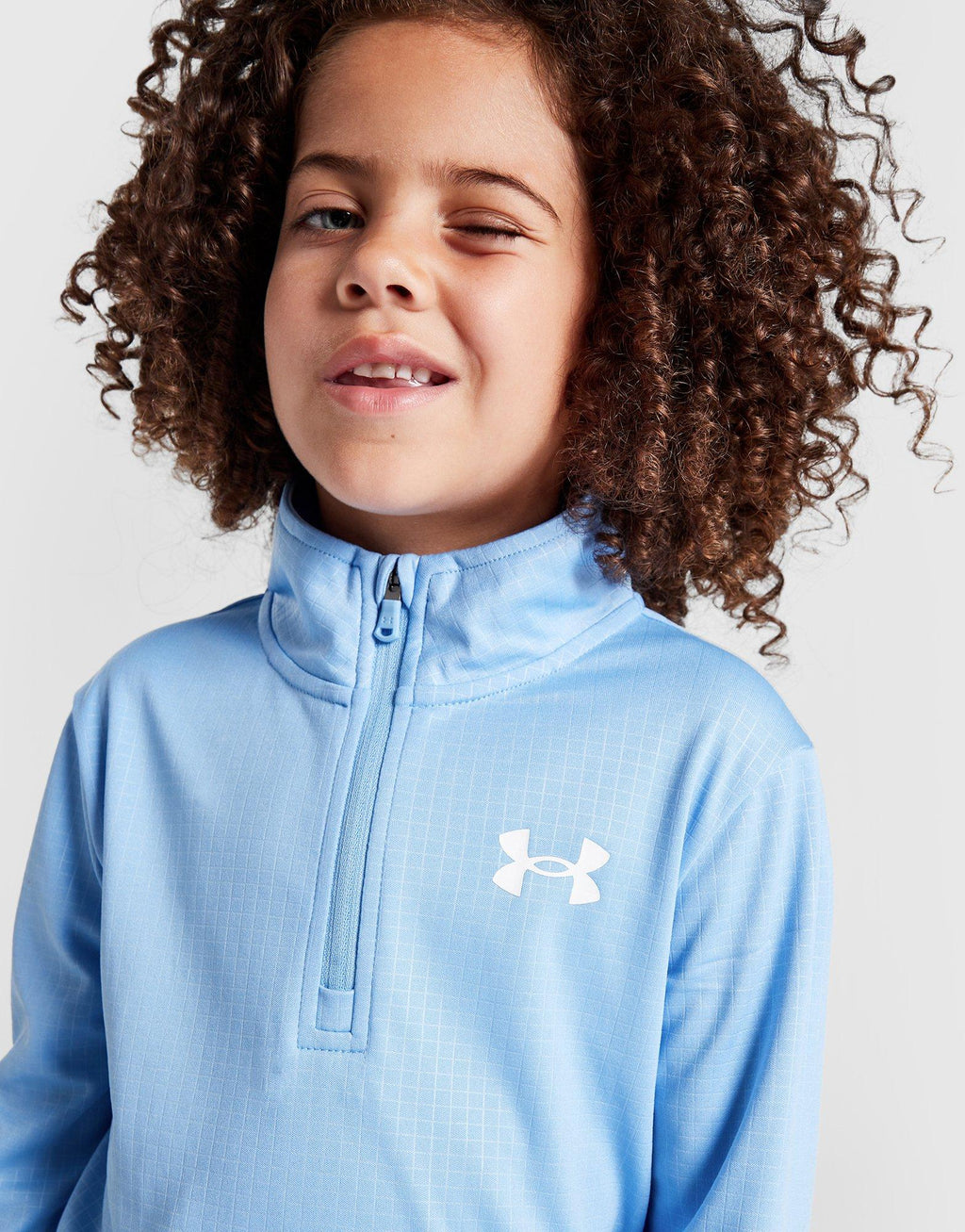 1/4 Zip Grid Tracksuit Children