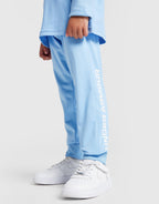 1/4 Zip Grid Tracksuit Children
