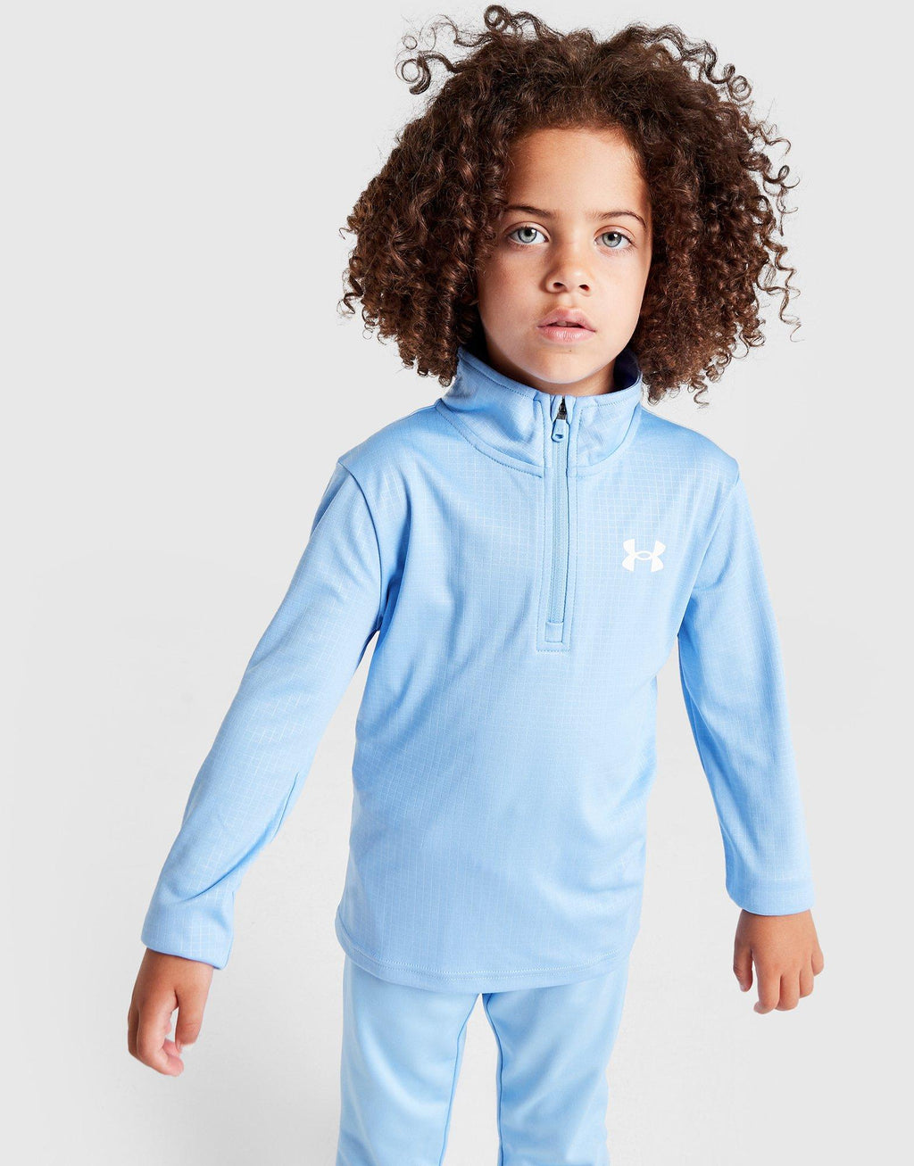 1/4 Zip Grid Tracksuit Children