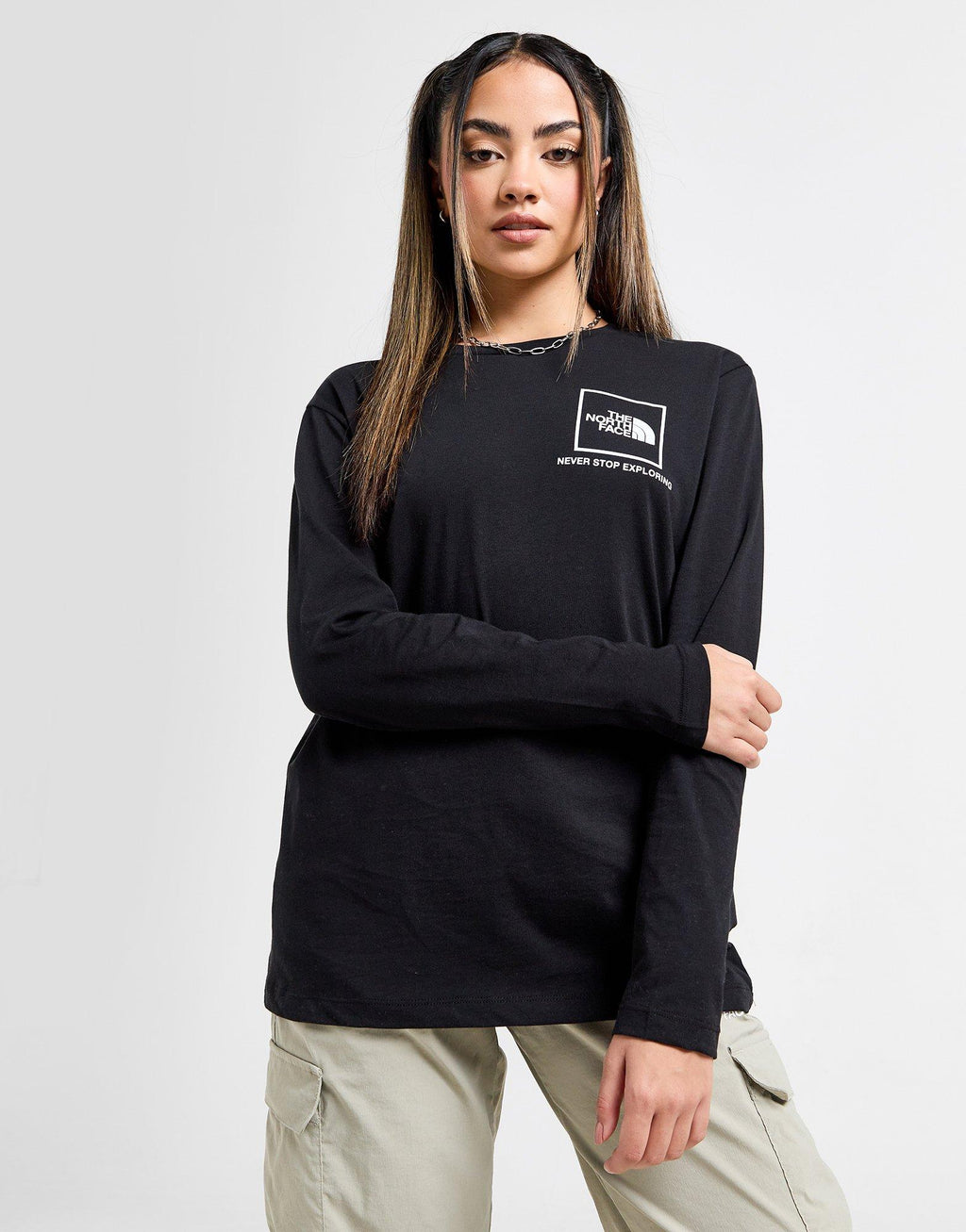 Outline Mountain Long-Sleeved T-Shirt
