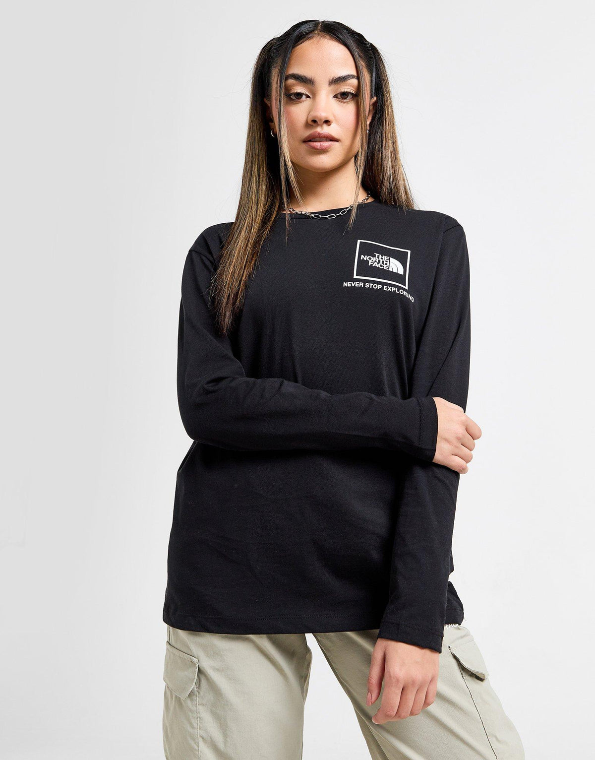 Outline Mountain Long-Sleeved T-Shirt