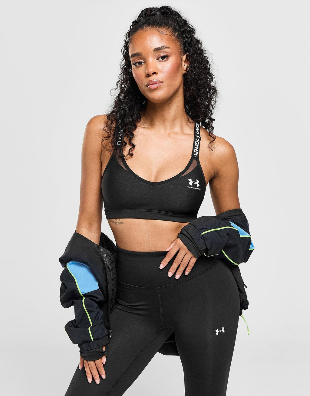 Wordmark Strappy Sports Bra