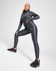 Emboss All Over Print Leggings