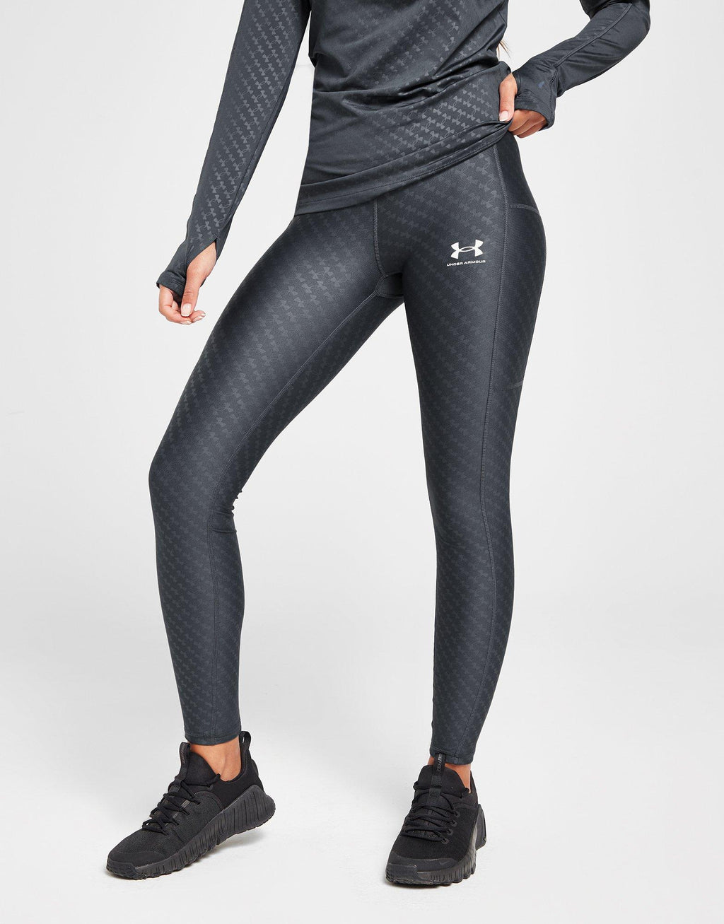 Emboss All Over Print Leggings