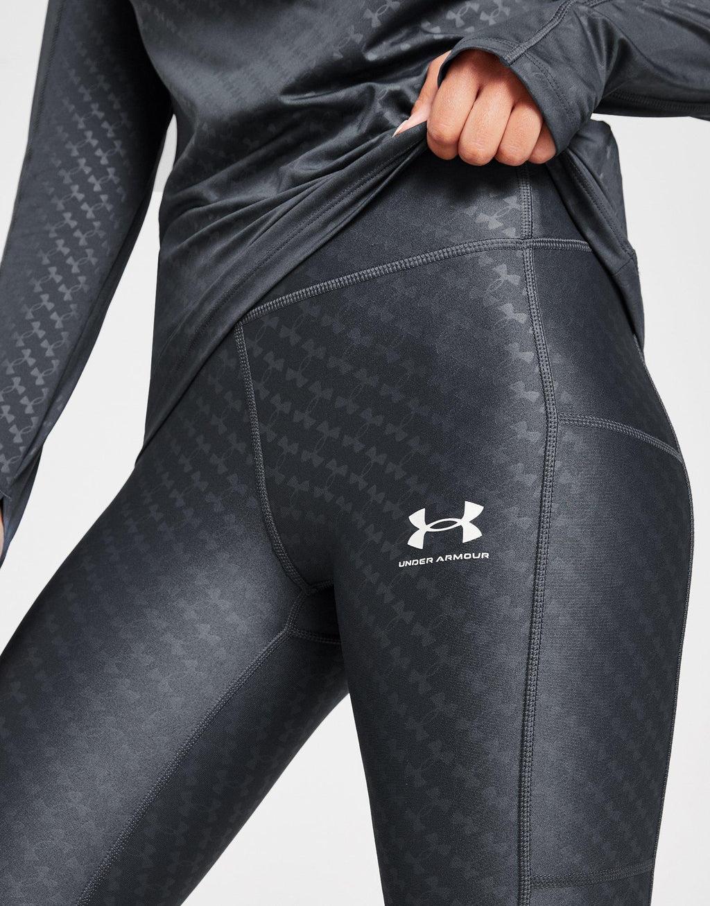 Emboss All Over Print Leggings
