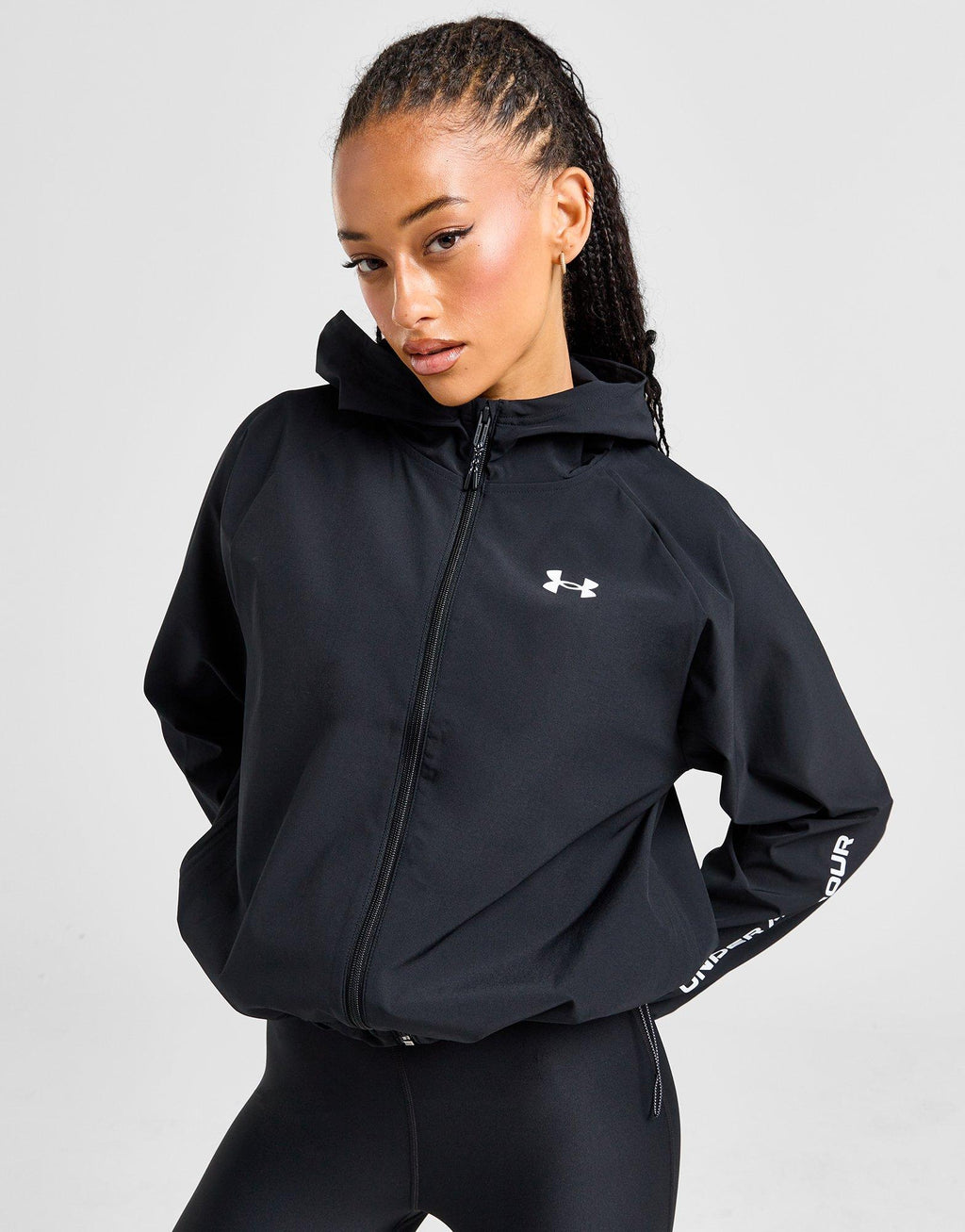Wordmark Woven Full Zip Jacket