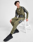 Camo Colour Block Mix Cargo Joggers Junior