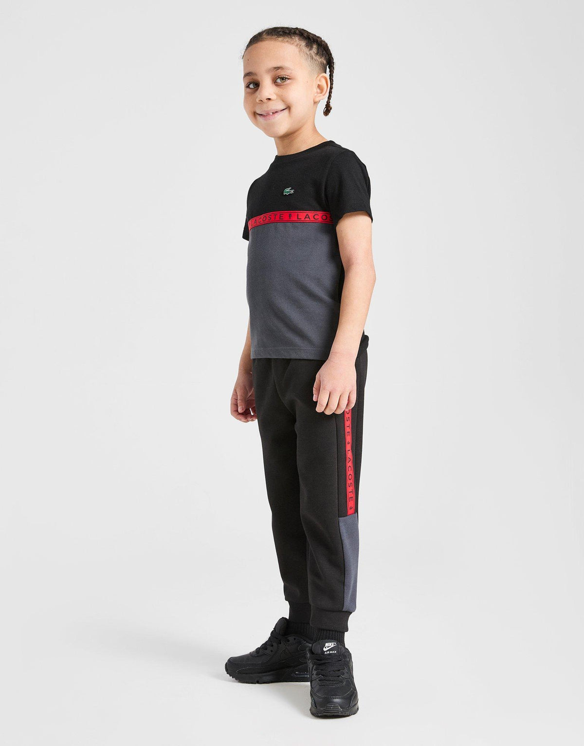 Colour Block Tape Fleece Joggers Children
