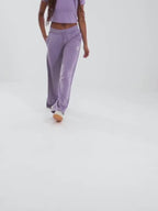 Popper Wide Leg Track Pants