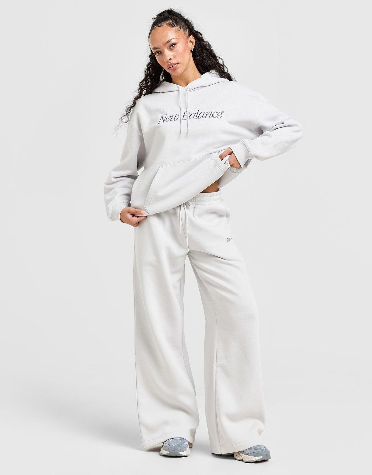 Double Script Wide Leg Joggers
