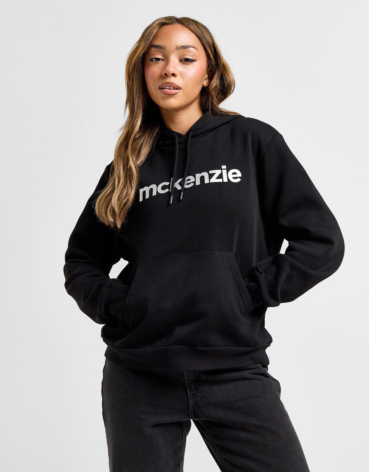 Metallic Logo Overhead Hoodie