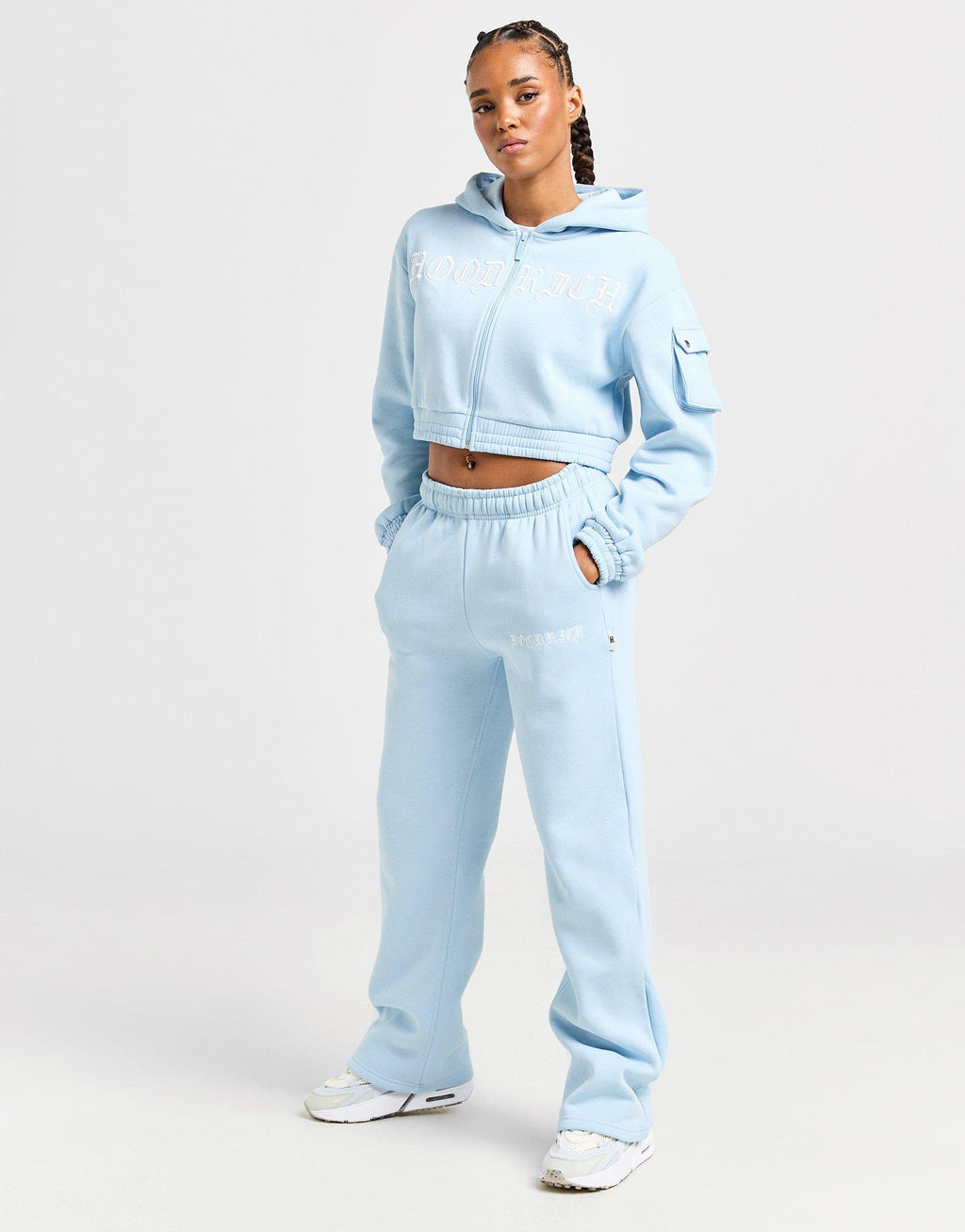 Dusk Crop Full Zip Hoodie