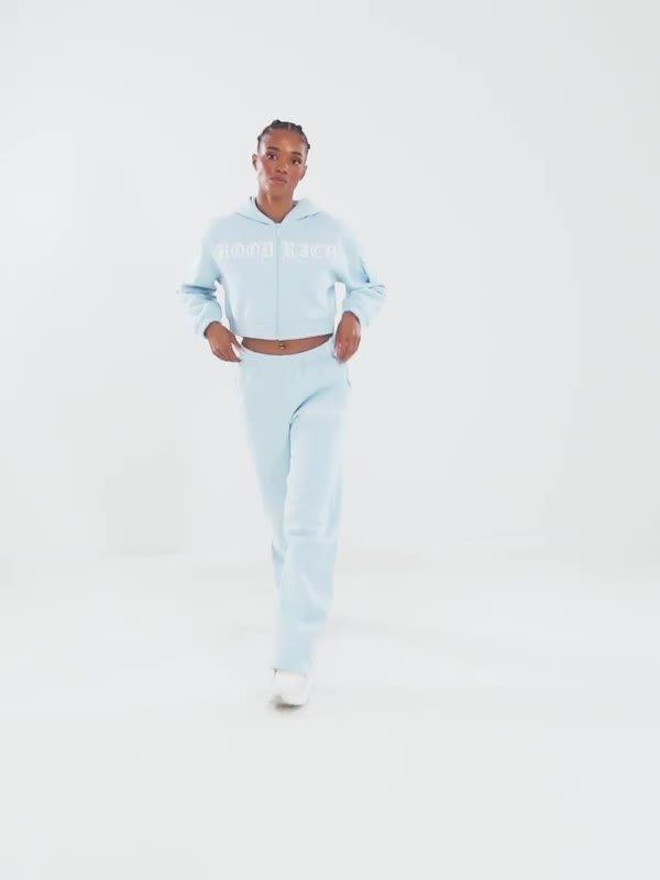 Dusk Crop Full Zip Hoodie