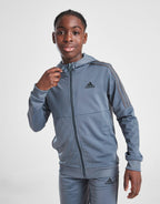 SST Linear Poly Full Zip Hoodie Junior