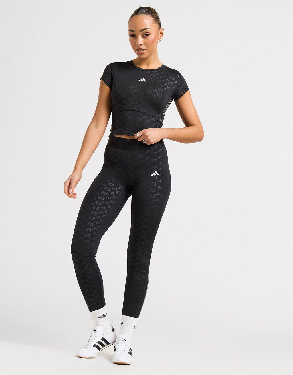 Hyperglam Embossed Crop Top