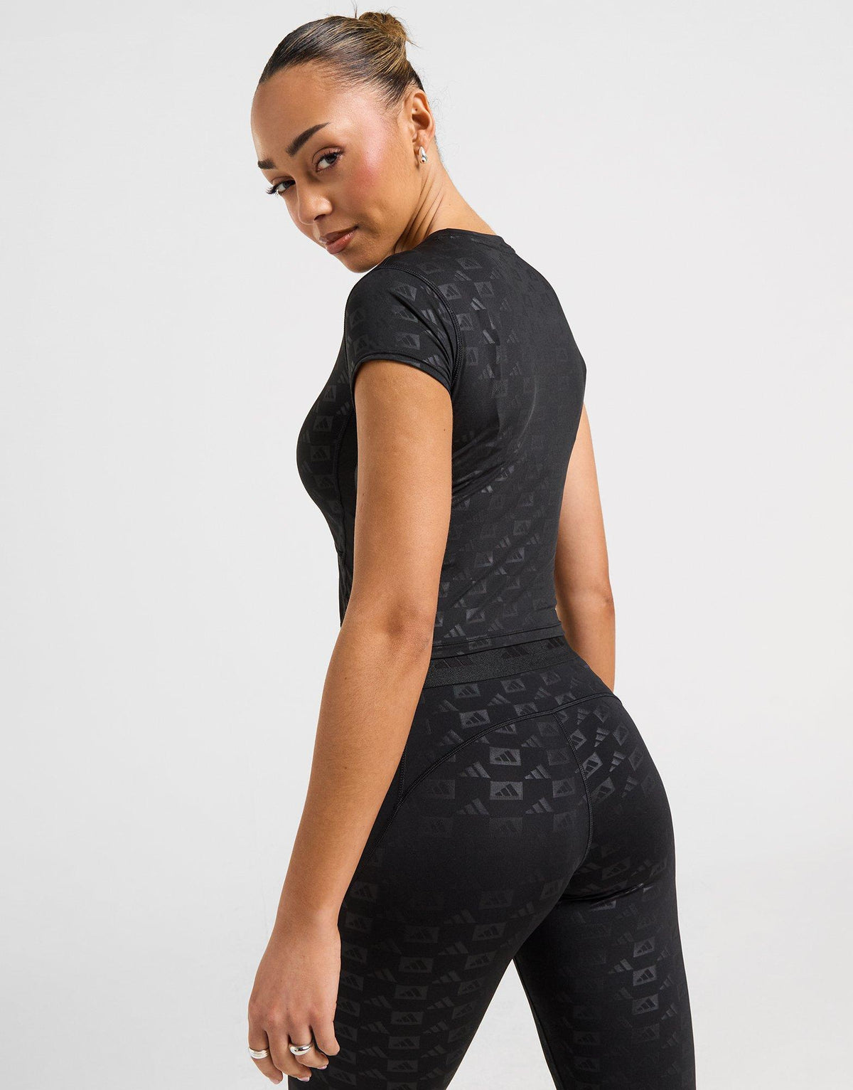 Hyperglam Embossed Crop Top
