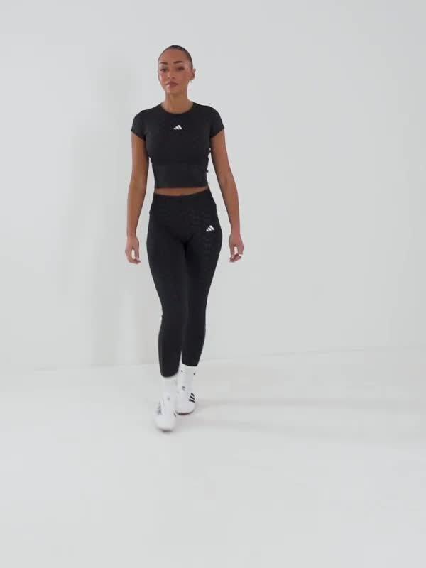 Hyperglam Embossed Crop Top