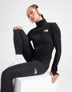 Rib Long Sleeve Full Zip Top