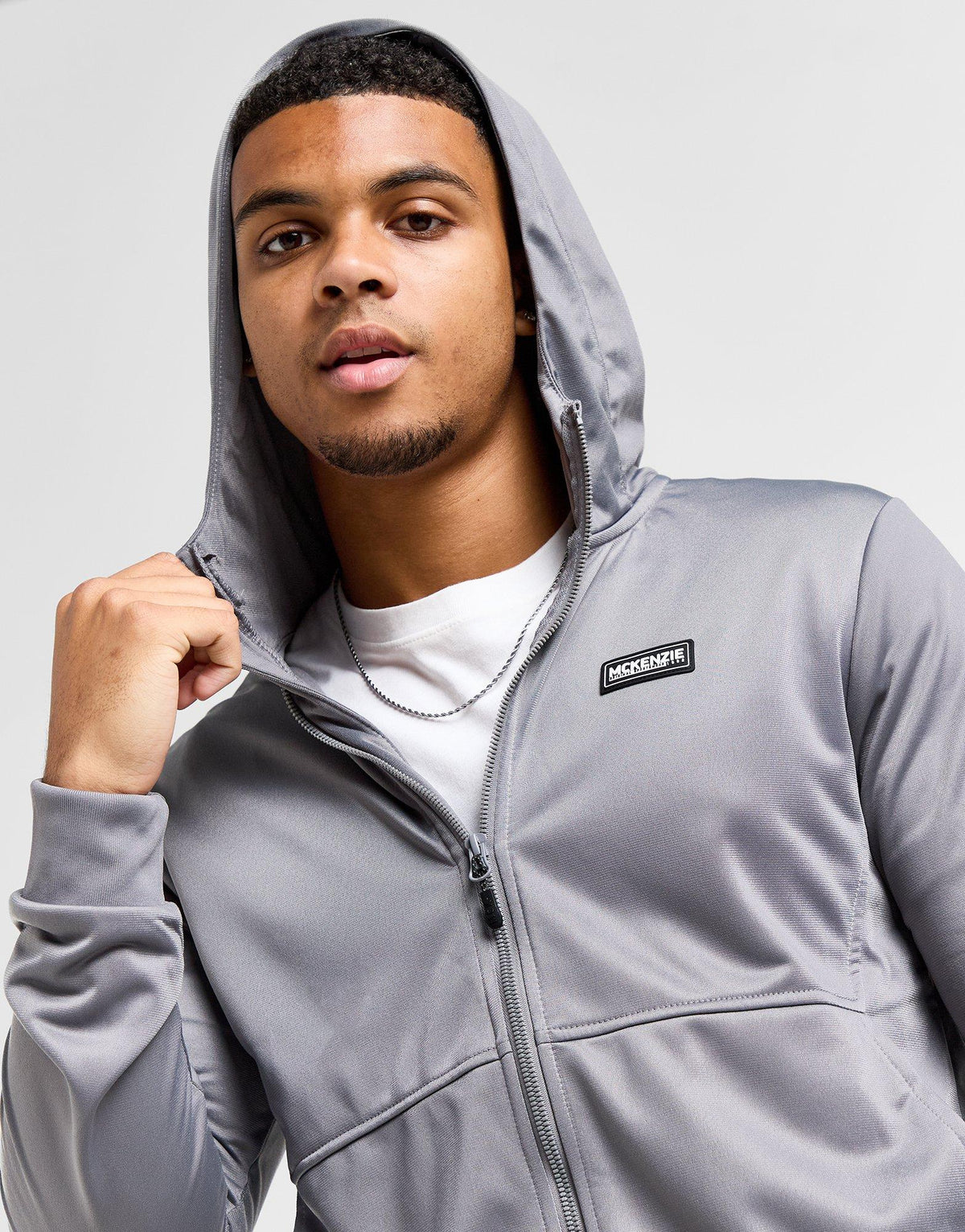 Dalston Poly Full Zip Hoodie