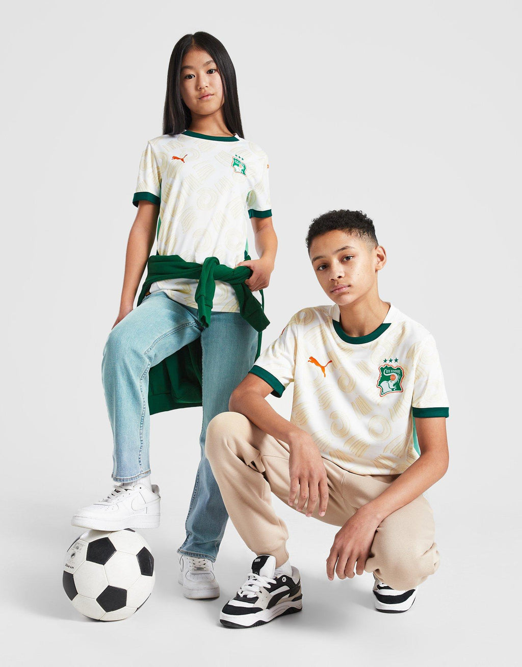 Ivory Coast 2025 Away Shirt Junior