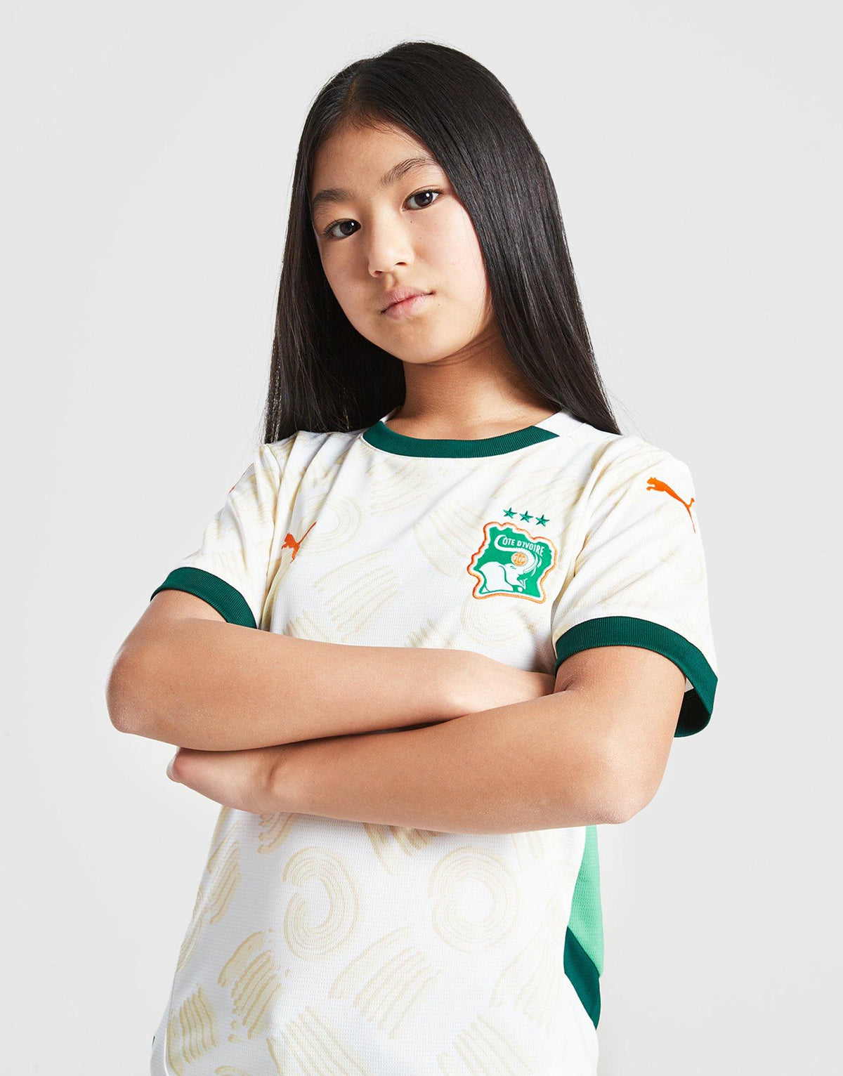 Ivory Coast 2025 Away Shirt Junior