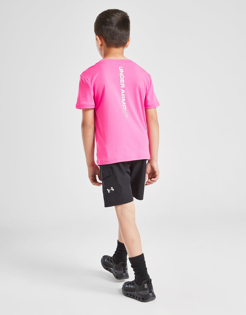 UA Tech T-Shirt/Woven Cargo Shorts Set Children