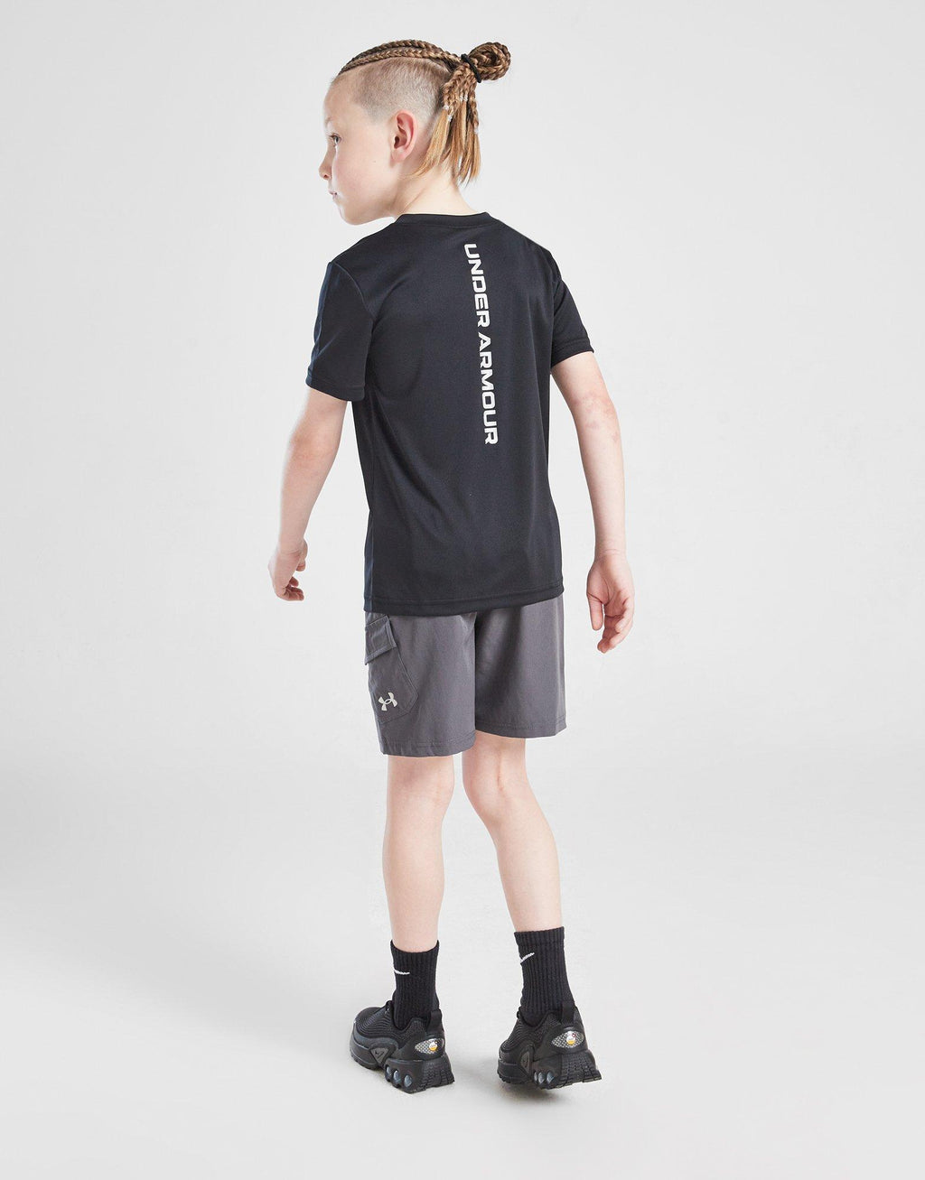 UA Tech T-Shirt/Woven Cargo Shorts Set Children