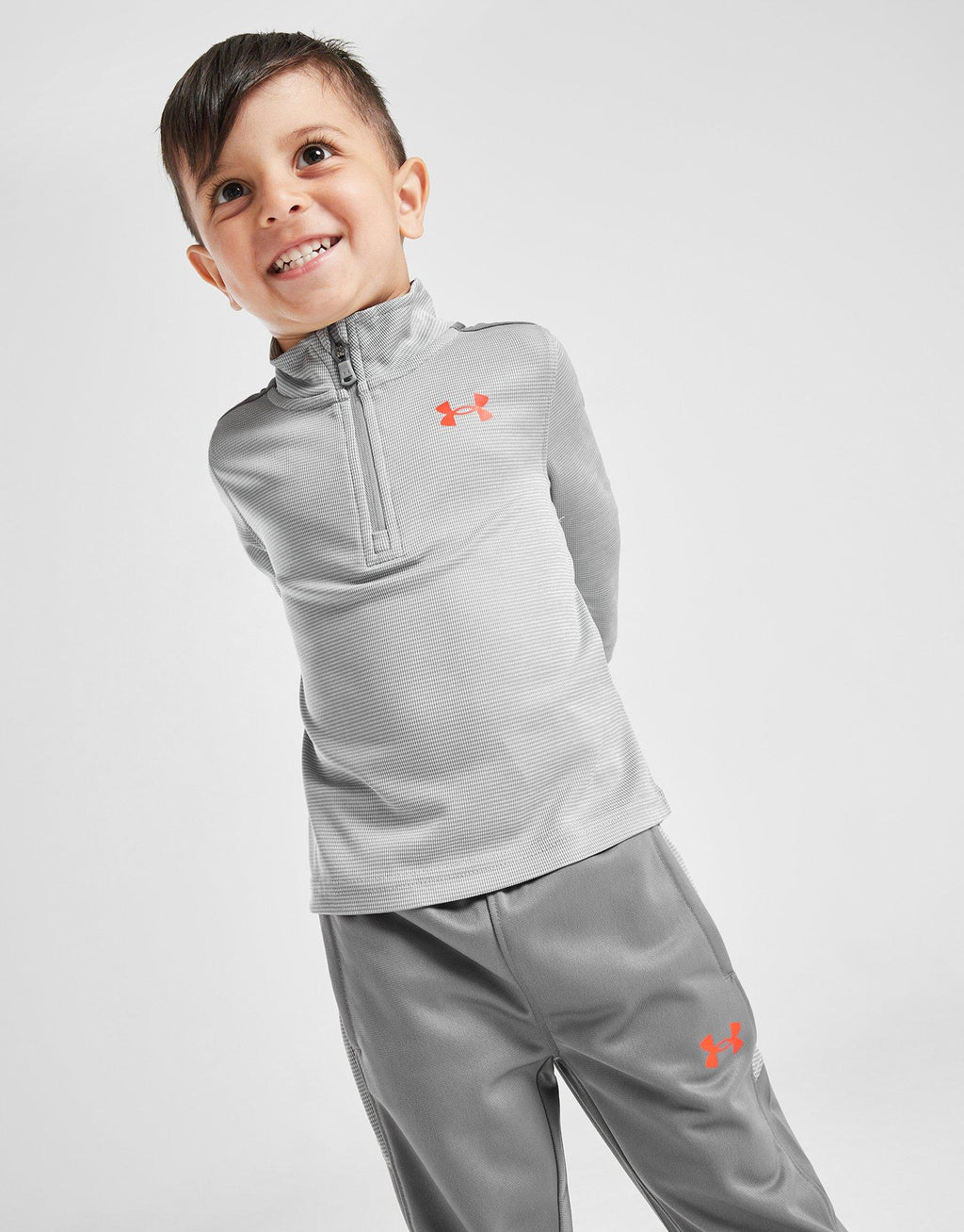 UA Tech Twist 1/4 Zip Top/Track Pants Set Infant