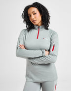 Woven Pocket 1/4 Zip Top