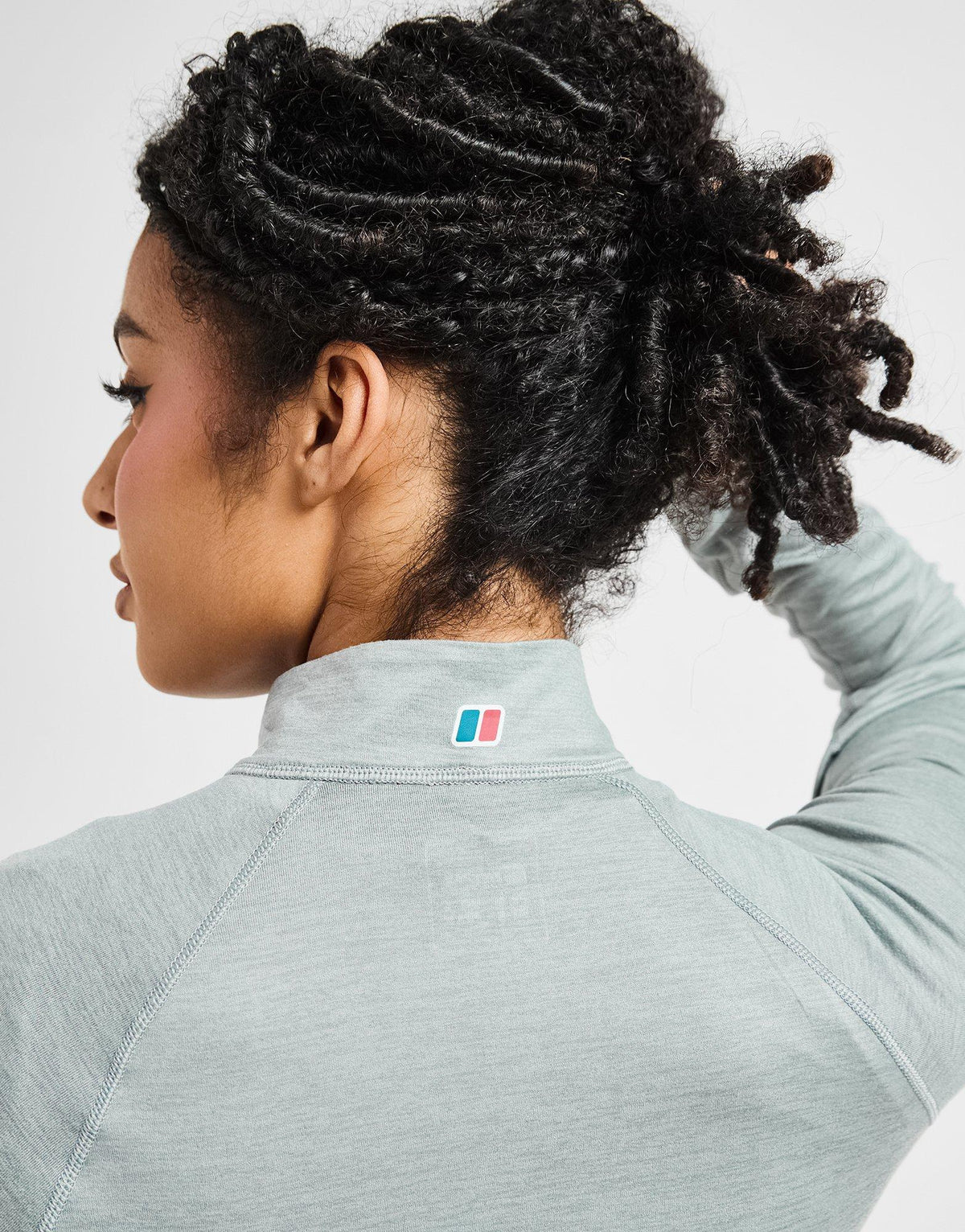 Woven Pocket 1/4 Zip Top