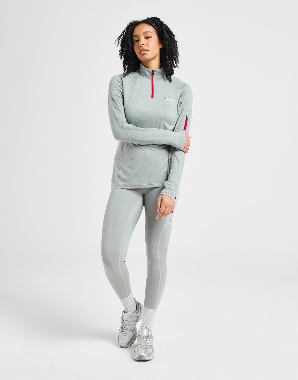Woven Pocket 1/4 Zip Top