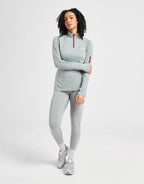 Woven Pocket 1/4 Zip Top