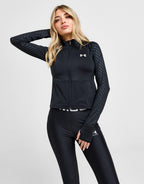 Emblem All Over Print Full Zip Top