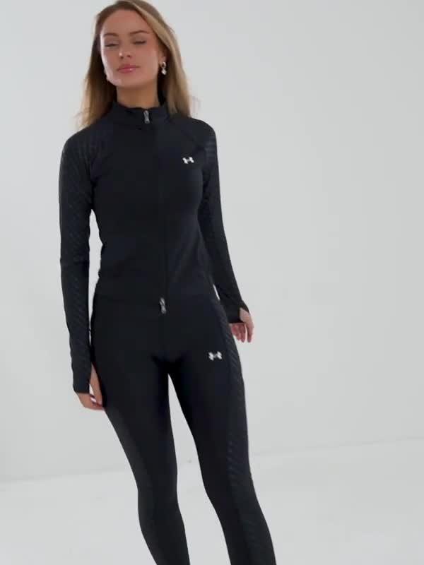 Emblem All Over Print Full Zip Top