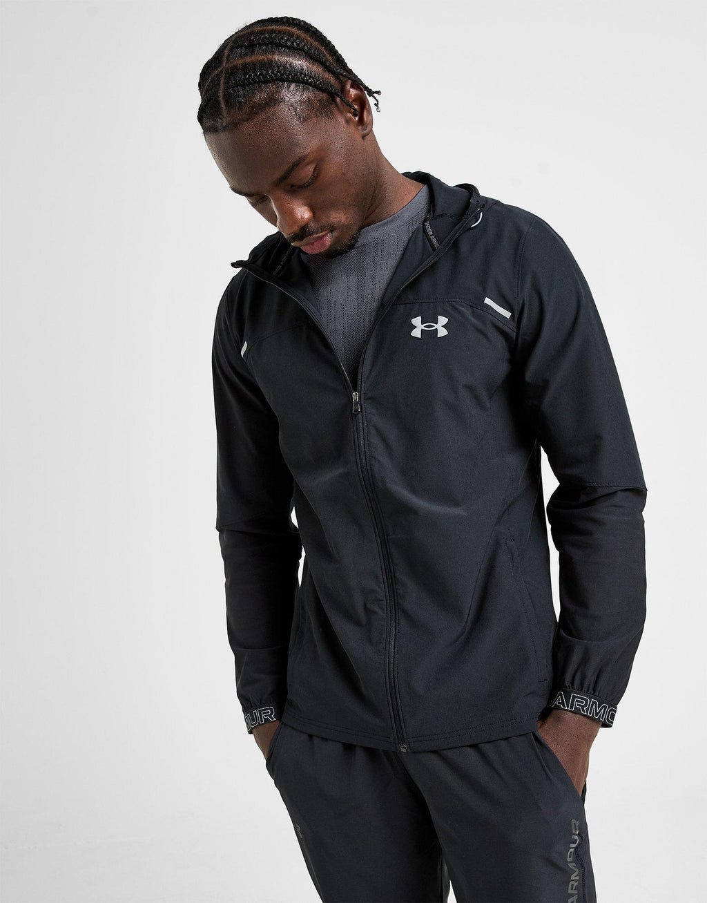UA Vanish Woven Full Zip Jacket