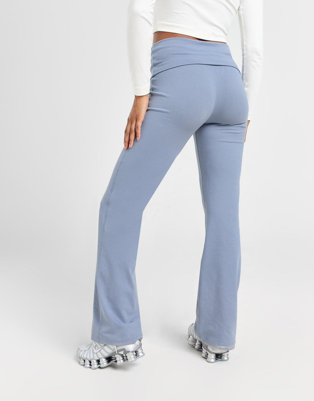 Essential Fold-Over Flare Pants