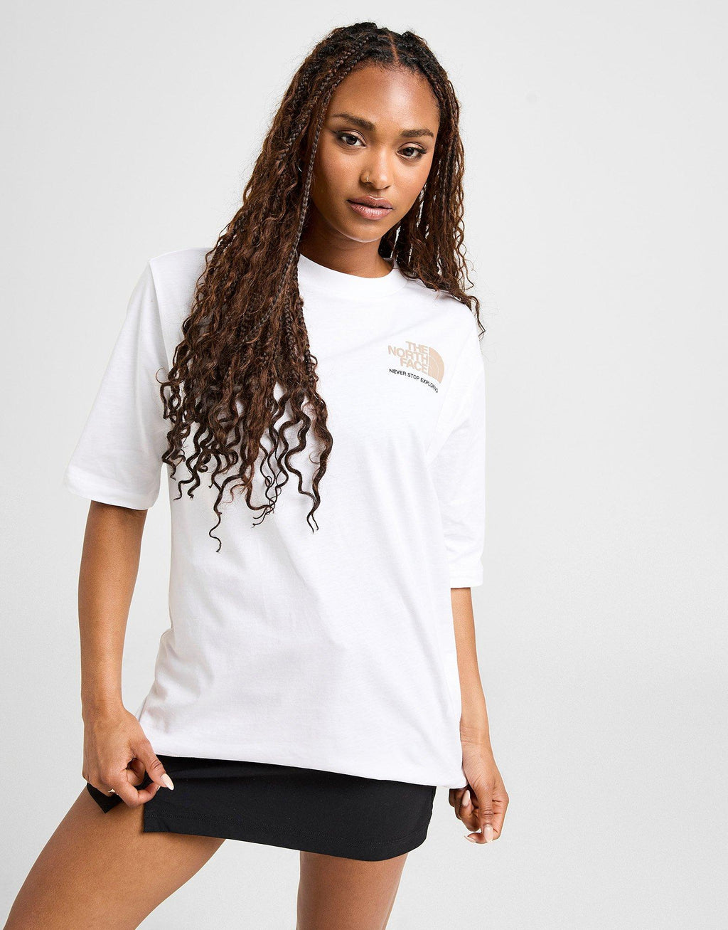 Swirl Graphic Boyfriend T-Shirt