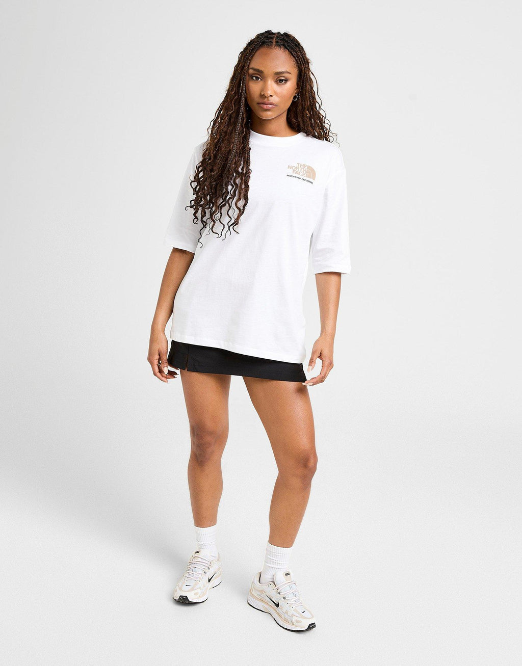 Swirl Graphic Boyfriend T-Shirt